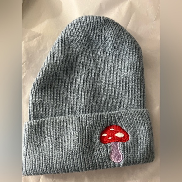 NWOT Mushroom Beanie, OSFM - Picture 3 of 3